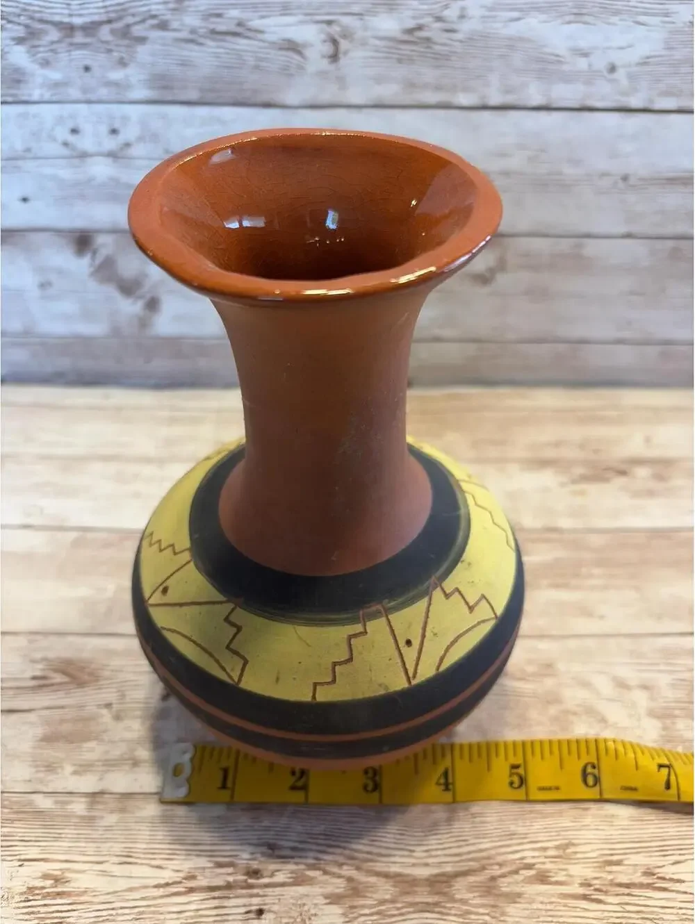 Ute Mt. Tribe A.J. Taylor Native American Handcrafted Vase